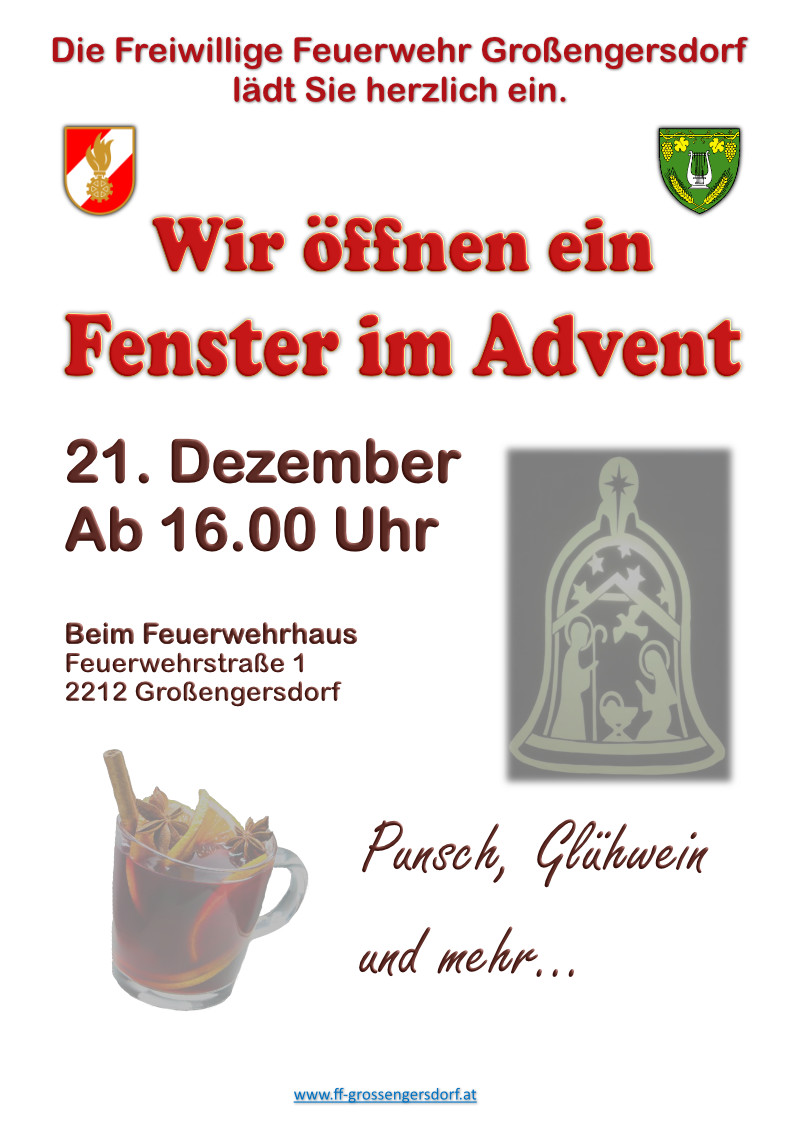 Adventfenster 2024 am 21.12.2024 ab 16 Uhr